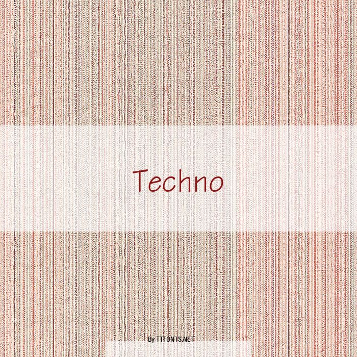 Techno example